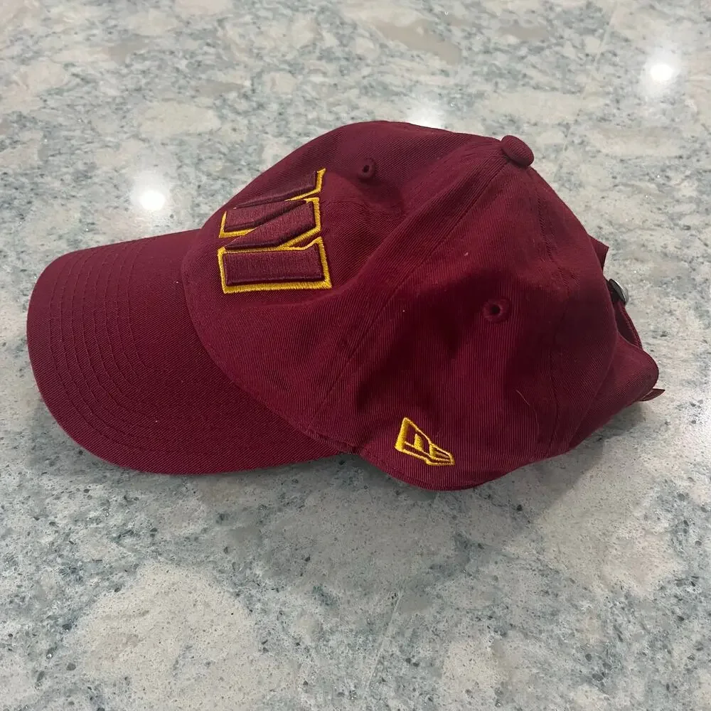 New Era Women's Washington Commanders 9TWENTY Hat - Burgundy Adjustable Cap